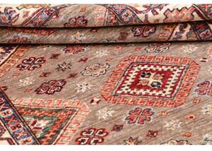 Tappeto Kazak Fine Stilizzato Beige Rosso 125x185 Cm
