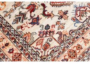 Tappeto Kazak Fine Stilizzato Avorio Rosso Mattone 124x183 Cm