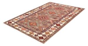Tappeto Kazak Fine Stilizzato Beige Rosso 125x185 Cm