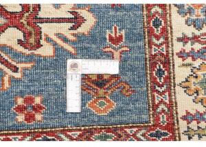 Tappeto Kazak Fine Stilizzato Blu Avorio 103x158 Cm