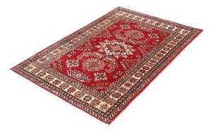 Tappeto Kazak Fine Stilizzato Rosso Avorio 105x151 Cm