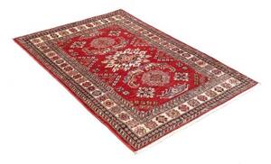 Tappeto Kazak Fine Stilizzato Rosso Avorio 105x151 Cm