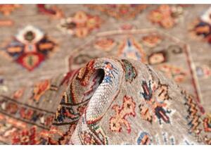 Tappeto Kazak Fine Stilizzato Tortora Rosso 90x151 Cm