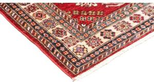Tappeto Kazak Fine Stilizzato Rosso Avorio 105x151 Cm