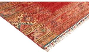 Tappeto Gabbeh Nova Geometrico Rosso Beige 276x360 Cm