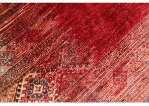 Tappeto Gabbeh Nova Geometrico Rosso Beige 245x297 Cm