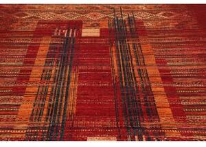 Tappeto Gabbeh Nova Astratto Rosso Scuro Arancione 255x301 Cm
