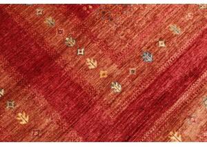 Tappeto Gabbeh Nova Geometrico Rosso Arancione 282x359 Cm