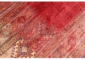 Tappeto Gabbeh Nova Geometrico Rosso Ruggine Beige 240x300 Cm