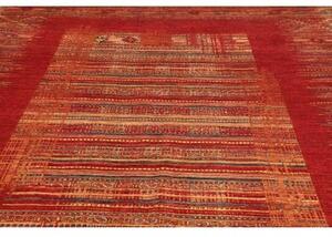 Tappeto Gabbeh Nova Geometrico Rosso Beige 276x360 Cm