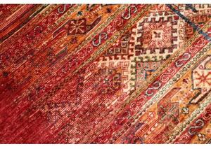 Tappeto Gabbeh Nova Astratto Rosso Scuro Arancione 255x301 Cm