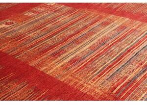 Tappeto Gabbeh Nova Geometrico Rosso Beige 276x360 Cm
