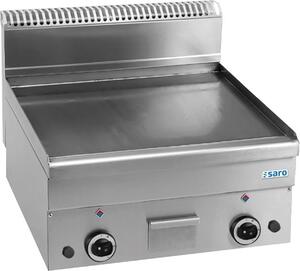 Piastra per griglia a gas SARO, liscia, da tavolo, 600x600, GFT66L