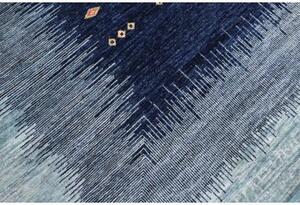 Tappeto Gabbeh Nova Figurativo Blu Celeste 248x305 Cm