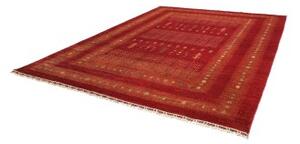 Tappeto Gabbeh Nova Geometrico Rosso Arancione 282x359 Cm
