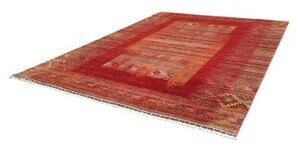 Tappeto Gabbeh Nova Geometrico Rosso Beige 276x360 Cm