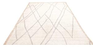 Tappeto Berbero Geometrico Avorio Grigio 200x313 Cm