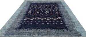 Tappeto Gabbeh Nova Figurativo Blu Celeste 248x305 Cm