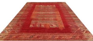 Tappeto Gabbeh Nova Geometrico Rosso Beige 276x360 Cm