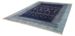 Tappeto Gabbeh Nova Figurativo Blu Celeste 248x305 Cm