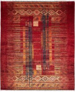 Tappeto Gabbeh Nova Astratto Rosso Scuro Arancione 255x301 Cm