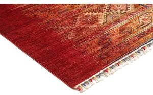Tappeto Gabbeh Nova Astratto Rosso Scuro Arancione 255x301 Cm