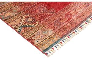 Tappeto Gabbeh Nova Geometrico Rosso Ruggine Beige 240x300 Cm