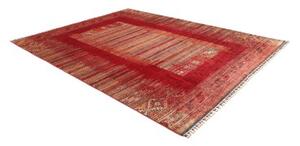 Tappeto Gabbeh Nova Geometrico Rosso Beige 245x297 Cm