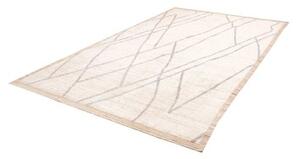 Tappeto Berbero Geometrico Avorio Grigio 200x313 Cm