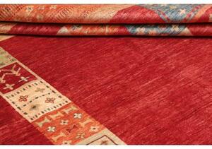 Tappeto Gabbeh Nova Geometrico Rosso Beige 210x280 Cm