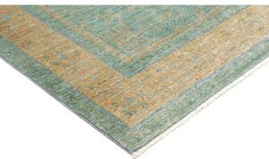Tappeto Kairo Stilizzato Verde Petrolio Beige 173x240 Cm
