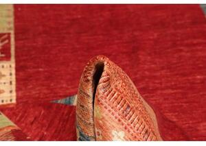 Tappeto Gabbeh Nova Geometrico Rosso Beige 210x280 Cm