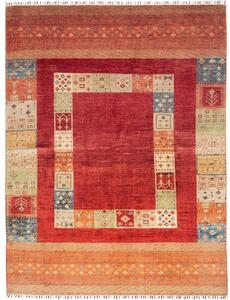 Tappeto Gabbeh Nova Geometrico Rosso Beige 210x280 Cm