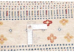 Tappeto Gabbeh Nova Geometrico Avorio Rosso Mattone 170x245 Cm