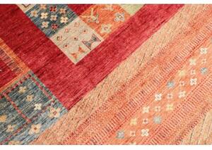 Tappeto Gabbeh Nova Geometrico Rosso Beige 210x280 Cm