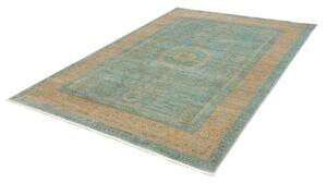 Tappeto Kairo Stilizzato Verde Petrolio Beige 173x240 Cm