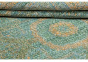 Tappeto Kairo Stilizzato Verde Petrolio Beige 173x240 Cm