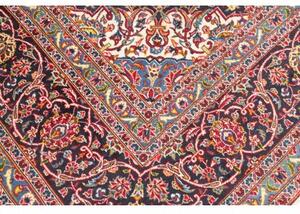Tappeto Ardakan Medaglione Floreale Rosso Blu Scuro 310x425 Cm
