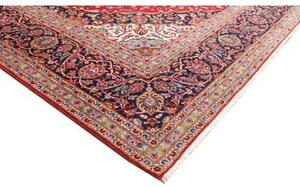 Tappeto Ardakan Medaglione Floreale Rosso Blu Scuro 287x395 Cm