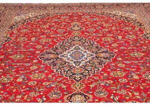 Tappeto Ardakan Medaglione Floreale Rosso Blu Scuro 310x425 Cm