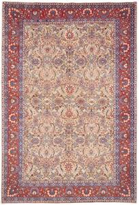 Tappeto Moud Floreale Beige Rosso 210x307 Cm