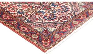 Tappeto Sarough Medaglione Floreale Rosso Blu 72x110 Cm
