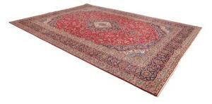 Tappeto Ardakan Medaglione Floreale Rosso Blu Scuro 300x407 Cm
