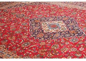 Tappeto Ardakan Medaglione Floreale Rosso Blu Scuro 300x407 Cm