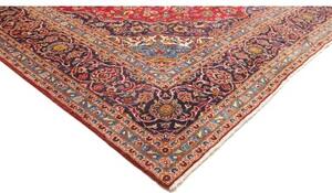 Tappeto Ardakan Medaglione Floreale Rosso Blu Scuro 300x407 Cm