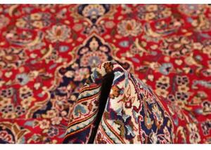 Tappeto Ardakan Medaglione Floreale Rosso Blu Scuro 190x293 Cm