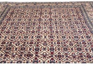 Tappeto Kashan Stilizzato Avorio Blu 245x335 Cm