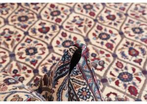 Tappeto Kashan Stilizzato Avorio Blu 245x335 Cm