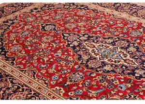 Tappeto Ardakan Medaglione Floreale Rosso Blu Scuro 190x293 Cm