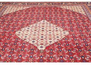 Tappeto Sarough Stilizzato Rosso Avorio 300x400 Cm